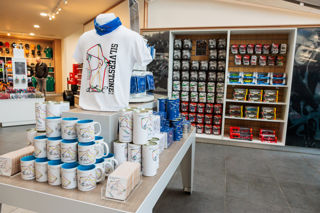 Silverstone Museum Shop with Exclusive T-Shirt Design and Lots of Products