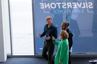 Prince Harry and Sir Lewis Hamilton Opening the Silverstone Museum in 2019