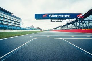 Silverstone Circuit Starting Grid with Filter